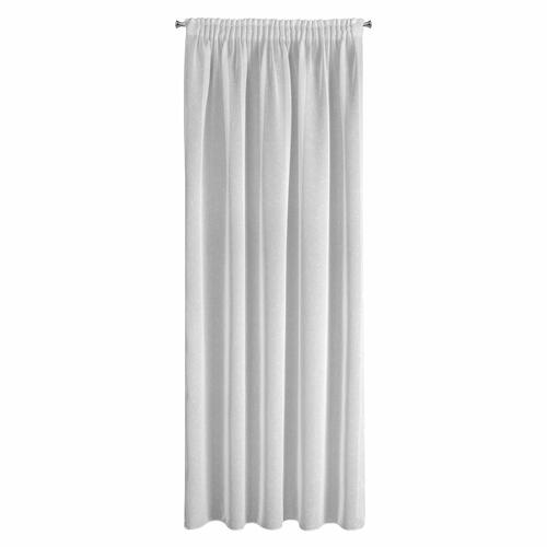 Hotová záclona s riasiacou páskou - Angela biela jemný dážď - š. 1,4 m x d. 2,7 m